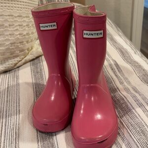 Hunter Kids Pink Boots